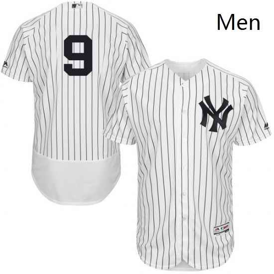 Mens Majestic New York Yankees 9 Roger Maris White Home Flex Base Authentic Collection MLB Jersey